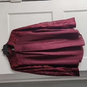 Long Sleeve burgundy shirt